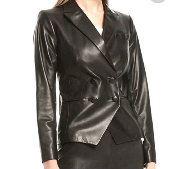 🖤Antonio Melani 100% Leather Blazer🥂 - Picture 2 of 8